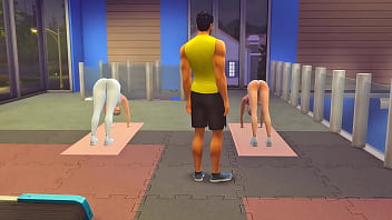 Wanita Di Gym Berhubungan Dengan Personal Trainer Di The Sims 4