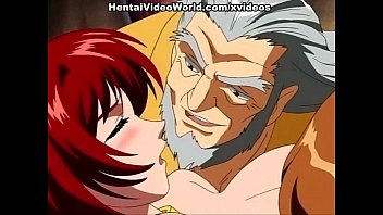 Gadis Anime Berambut Merah Nikmati Mainan Dewasa