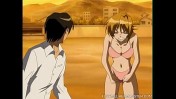 Remaja Anime Yang Menggoda Dengan Jari Dan Lidah