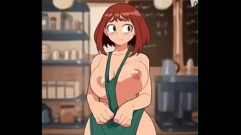 Chica Anime De Starbucks Exhibe Sus Senos Jugosos