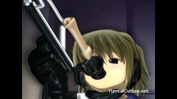 Gadis Anime Mungil Bergairah Dengan Mesin-mesin Yang Memuaskan Hasratnya