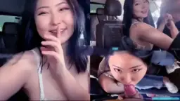 Cici Menggoda Dan Mengisap Kontol Di Dalam Mobil