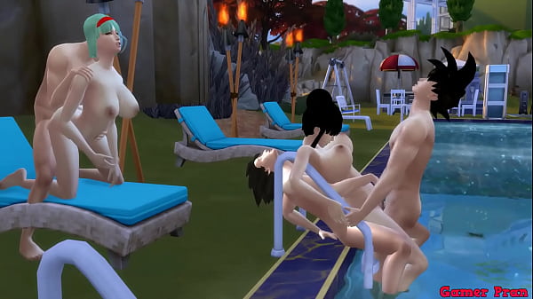 Madre Dan Istri Epi 4: Pesta Seks Di Kolam Renang, Bulma Dan Chichi Istri-istri Cantik Berbagi Anak Laki-laki Dan Bergiliran Dihardcore Dari Belakang Seperti Pelacur Hentai