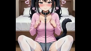 Chica De 18 Años En Anime Se Masturba