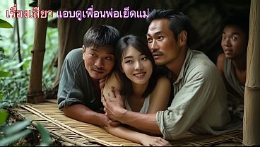 แอบส่องแม่โดนเพื่อนพ่อจับเย็ดหี