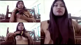 Viral! Abg Pramuka Hijab Remas-remas Susu Sampai Merah