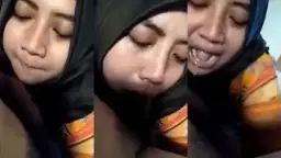 Jilbab Ngerasain Kontol Pertama Kali, Nikmatnya Bikin Merem Melek.