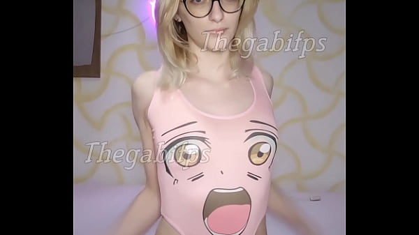 Cewek Thegabifps Sama Liby, Portugis Seksi Banget. Pake Baju Anime Ahegao, Bikin Makin Erotis.