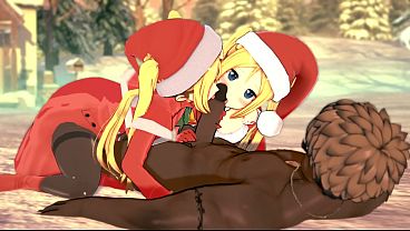 Especial Natal Anime Hentai: Si Kembar Nakal Di Entot Habis-habisan