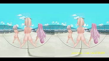 Tonton Goyang Bugil Iroha, Koyori, Chloe Di Mmd Novr, Bikin Makin Horny!