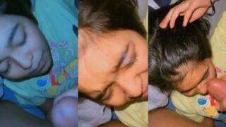 Kakak Ngocok Habis Di Muka Adiknya Yang Baru 18 Tahun.